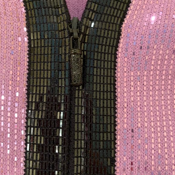 St John Evening lavender sequin jacket - Picture 5 of 5